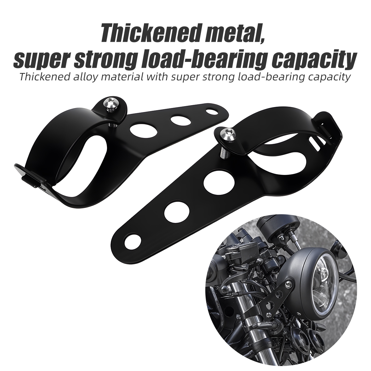 Outdoor Power Xtreme - 유니버설 오토바이 헤드라이트 마운트 브래킷 28-36mm