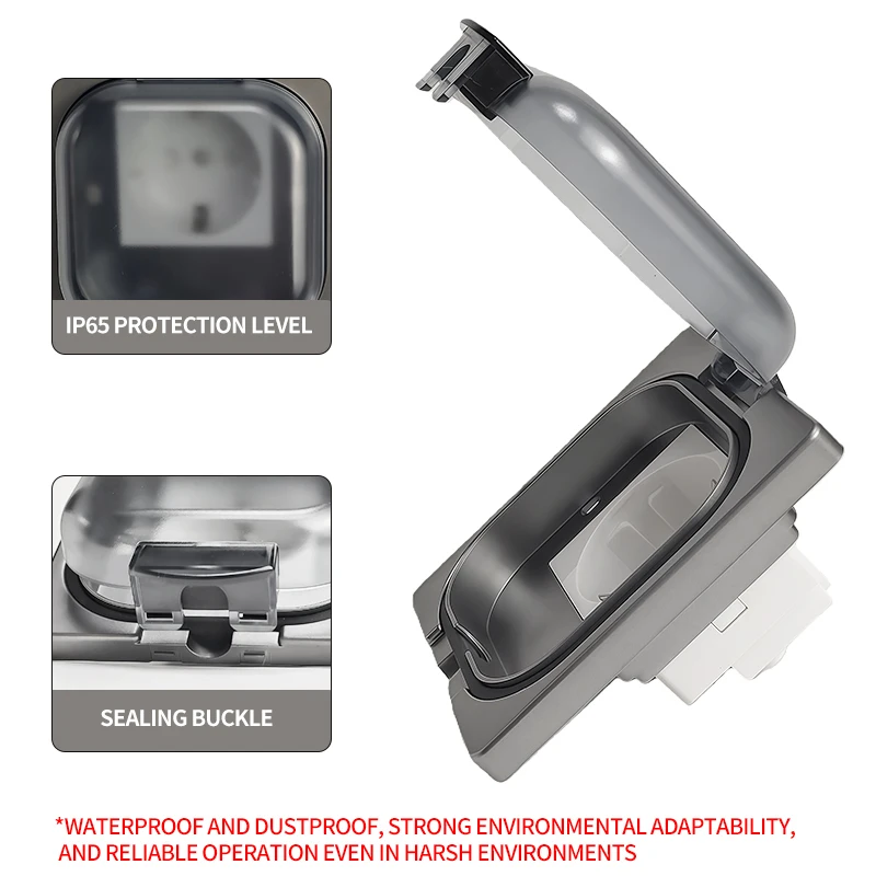Outdoor Power Receptacle - IP65 방수 야외 소켓 -16A 고출력
