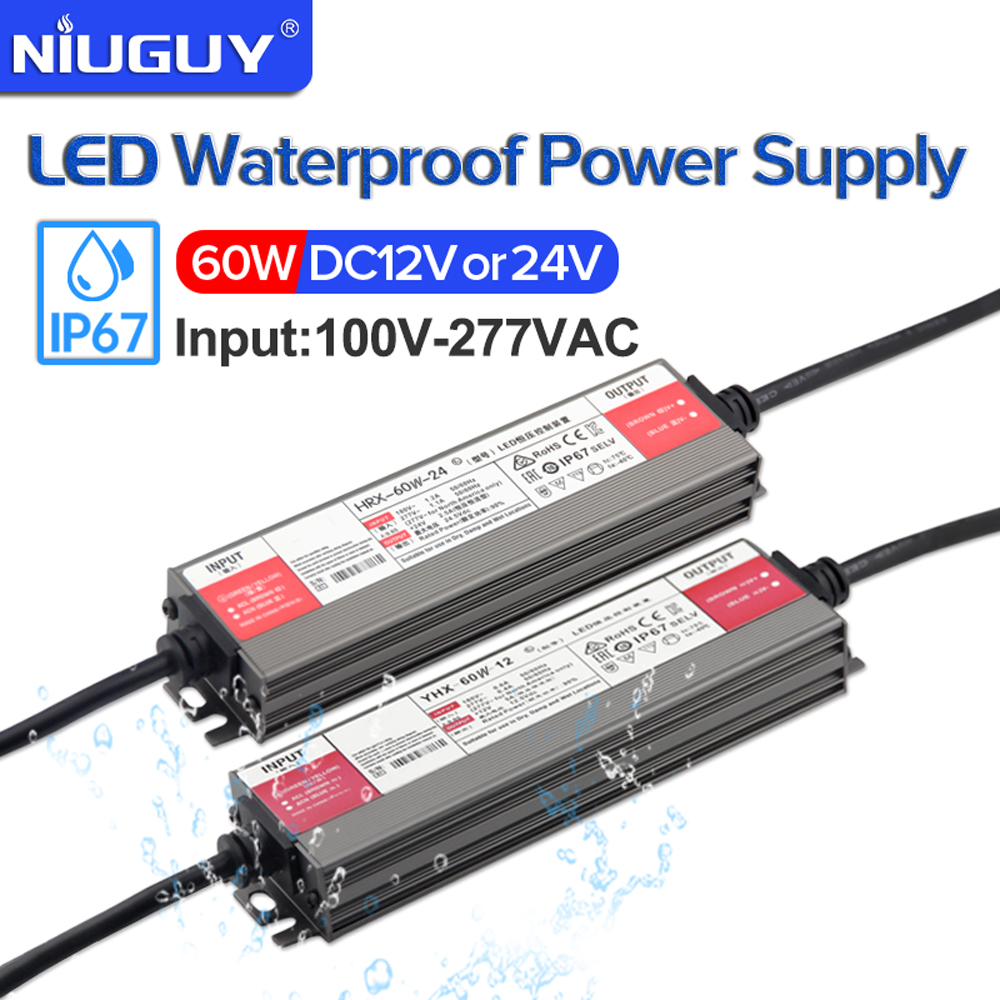Outdoor Power Transformer - IP67 방수 전원 공급 장치 60W
