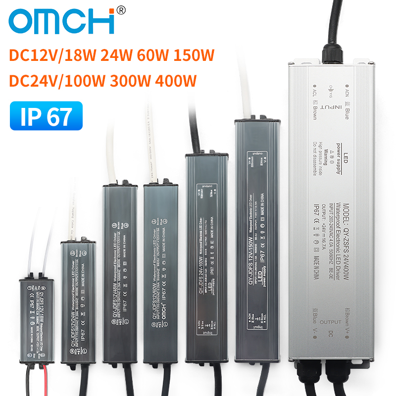 Outdoor Power Transformer - OMCH IP67 방수 전원 공급 장치