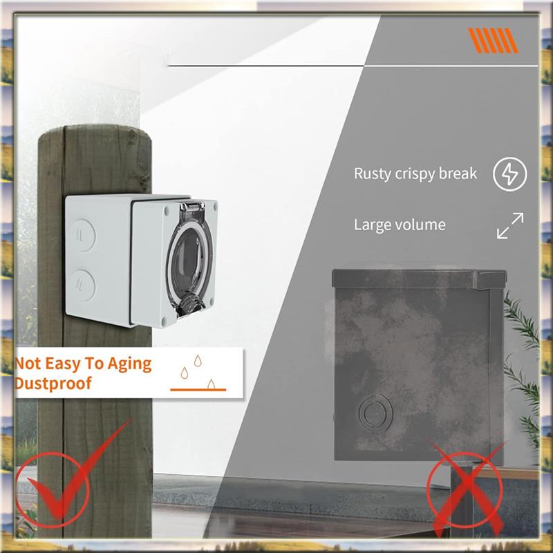 Outdoor Power Receptacle - AA46 HOT-50Amp 실외 전원 콘센트 상자,