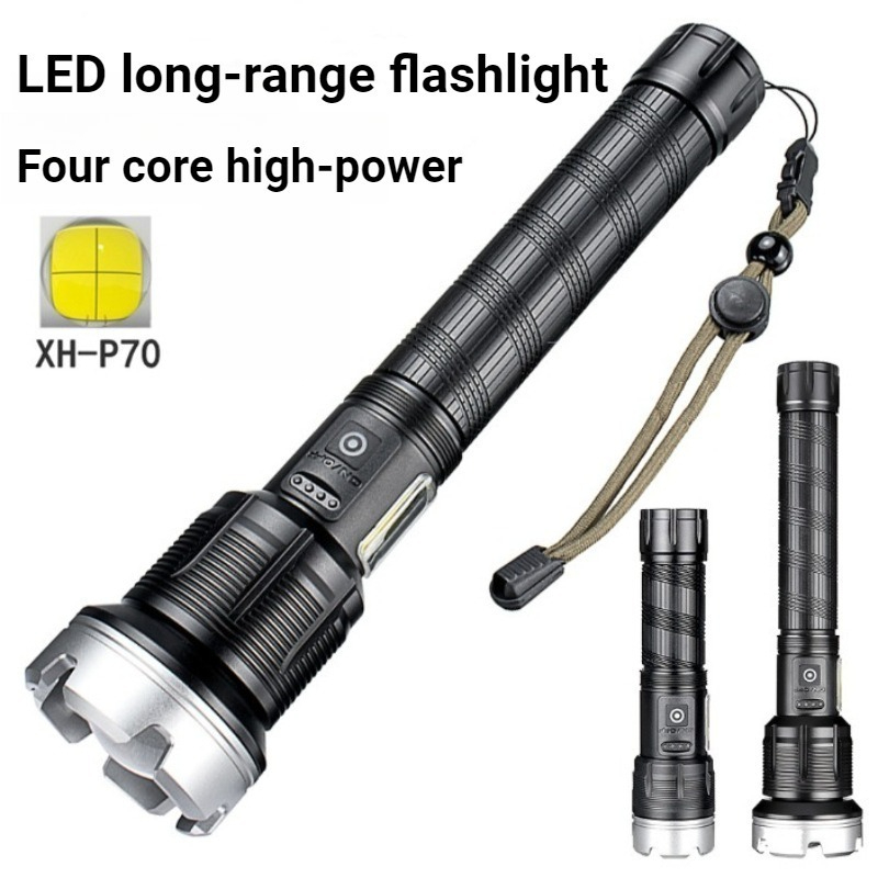 Outdoor Power For Camping - 고출력 LED 손전등 텔레스코픽 장거리 파워
