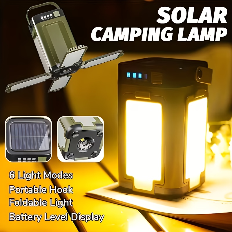 태양광 야외 휴대용 캠핑 조명, 태양열 충전 접이식 2 - Outdoor Power For Camping 리뷰 및 가격