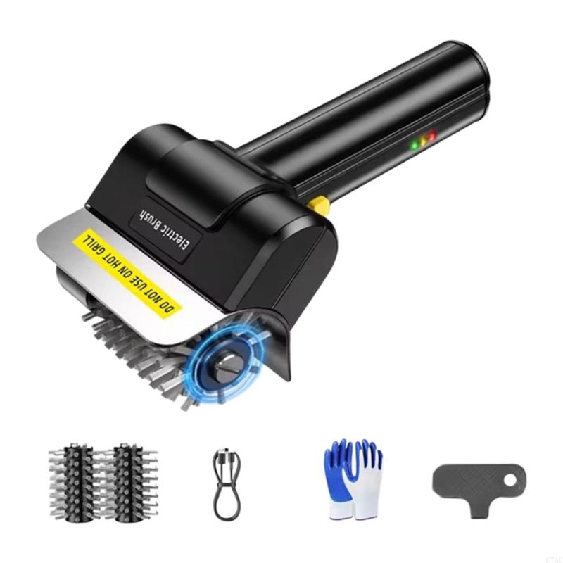 캠핑 C7AC용 2000mAh 배터리 작동식 바베큐 수 - Outdoor Power Brush 리뷰 및 가격