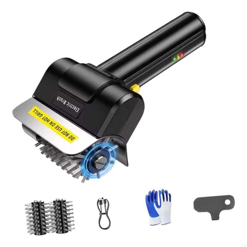 캠핑 C7AC용 2000mAh 배터리 작동식 바베큐 수 - Outdoor Power Brush 리뷰 및 가격