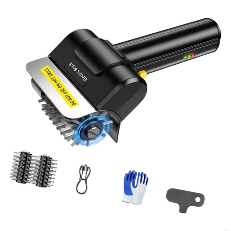 캠핑 C7AC용 2000mAh 배터리 작동식 바베큐 수 - Outdoor Power Brush 리뷰 및 가격