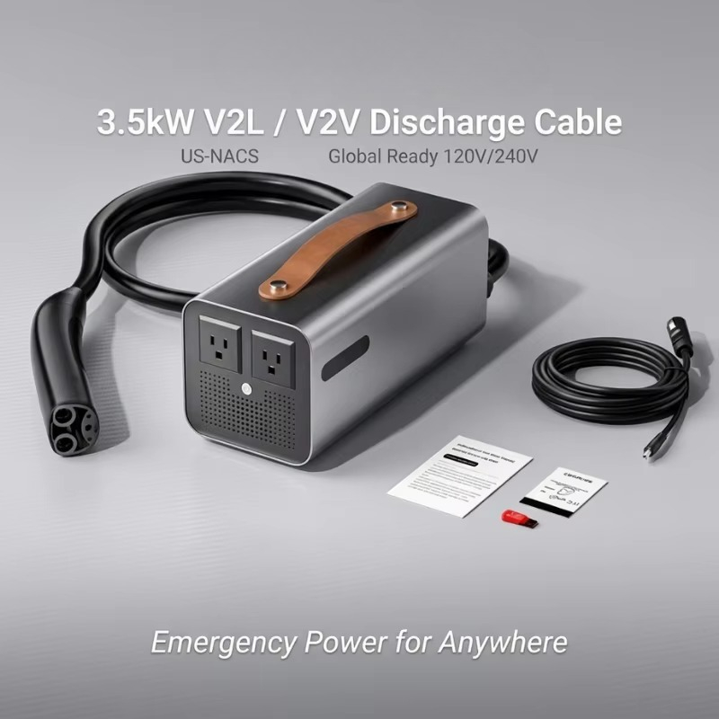 3.5kW NACS V2L 방전 스테이션, EV 차량용 - Outdoor Power For Camping 리뷰 및 가격