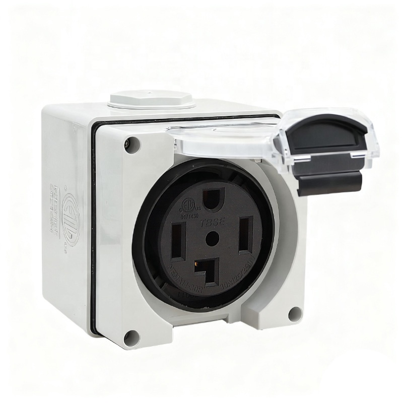 30암페어 전원 콘센트 박스 NEMA 14-30R 리셉 - Outdoor Power Receptacle 리뷰 및 가격