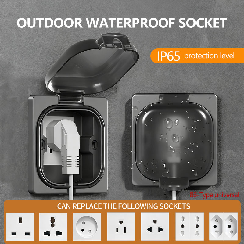 IP65 방수 야외 소켓, 16A 고출력 벽면 플레이트 - Outdoor Power Receptacle 리뷰 및 가격