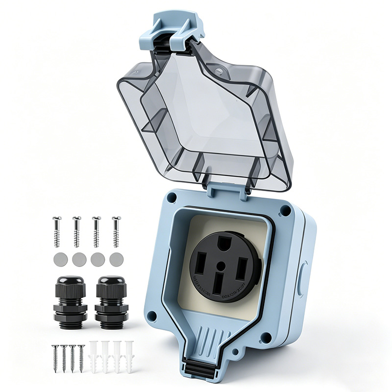 야외용 전원 콘센트 박스 방수 IP66 50A 125v - Outdoor Power Point Cover 리뷰 및 가격