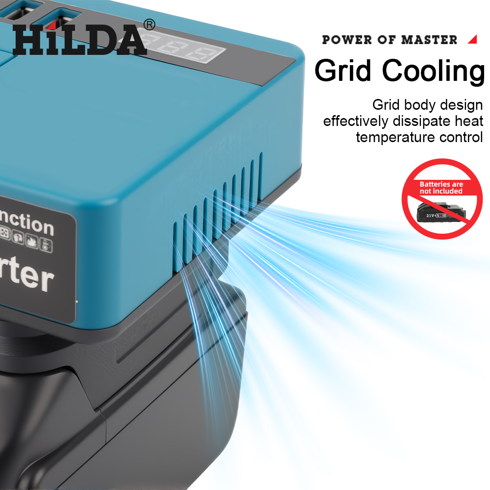 HILDA 다기능 인버터 파워 뱅크 리튬 배터리 지능형 - Outdoor Power Transformer 리뷰 및 가격