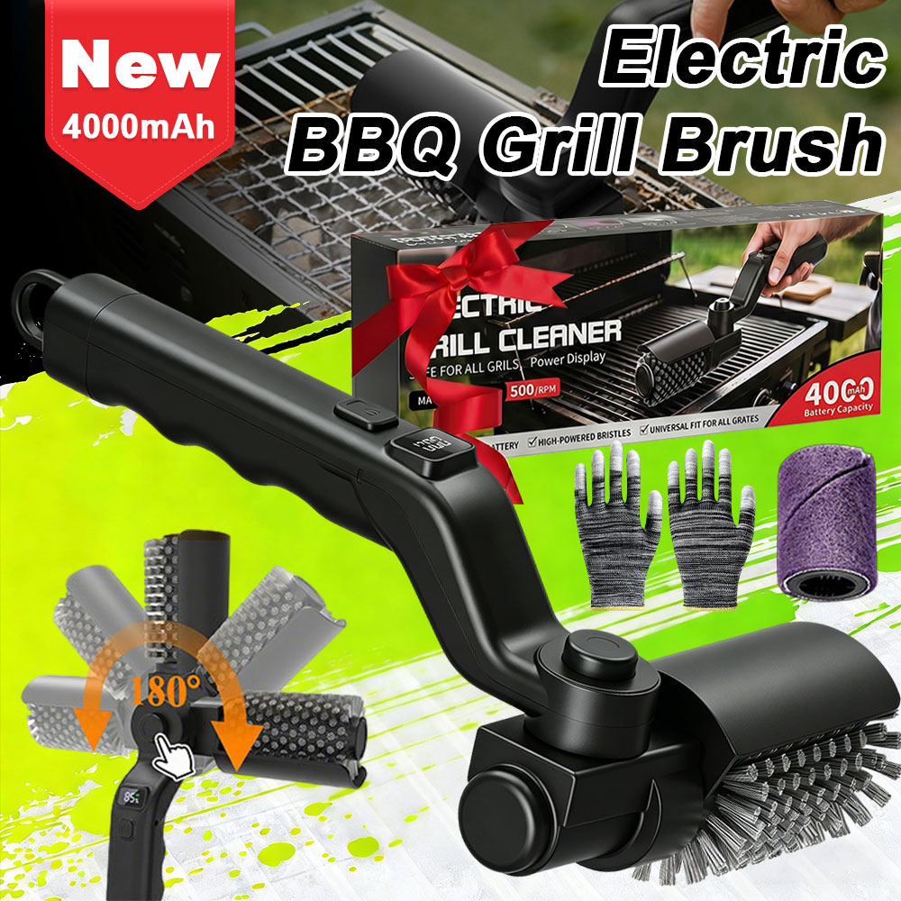 전기 그릴 브러쉬 청소용 BBQ 클리너 브러쉬 무선 충 - Outdoor Power Brush 리뷰 및 가격