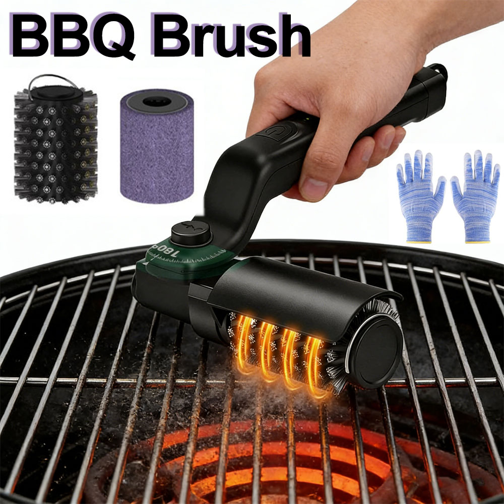 전기 그릴 브러시 충전식 3단계 강력한 속도 BBQ 그 - Outdoor Power Brush 리뷰 및 가격