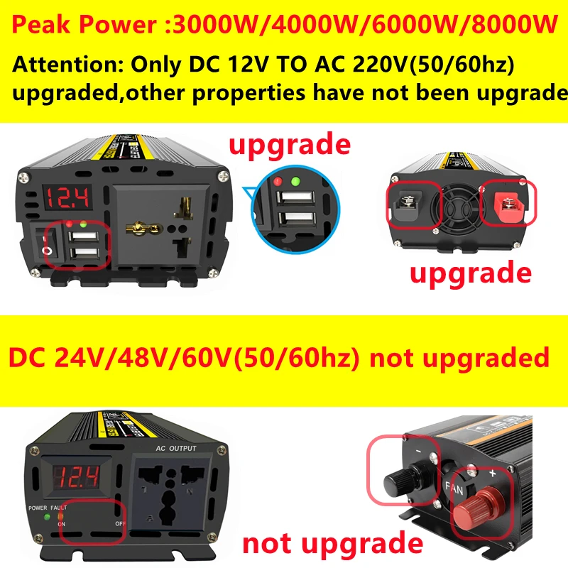 6000W DC12/24V AC 220V 순수 사인파  - Outdoor Power Transformer 리뷰 및 가격